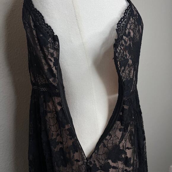 Mia Joy Fairy Goth Black Lace Tiered Ruffle Dress Size Small - Picture 15 of 16